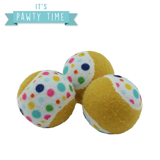 Pawty Tennis Balls (3pcs)