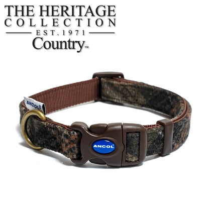 Country Check Adjustable Collar