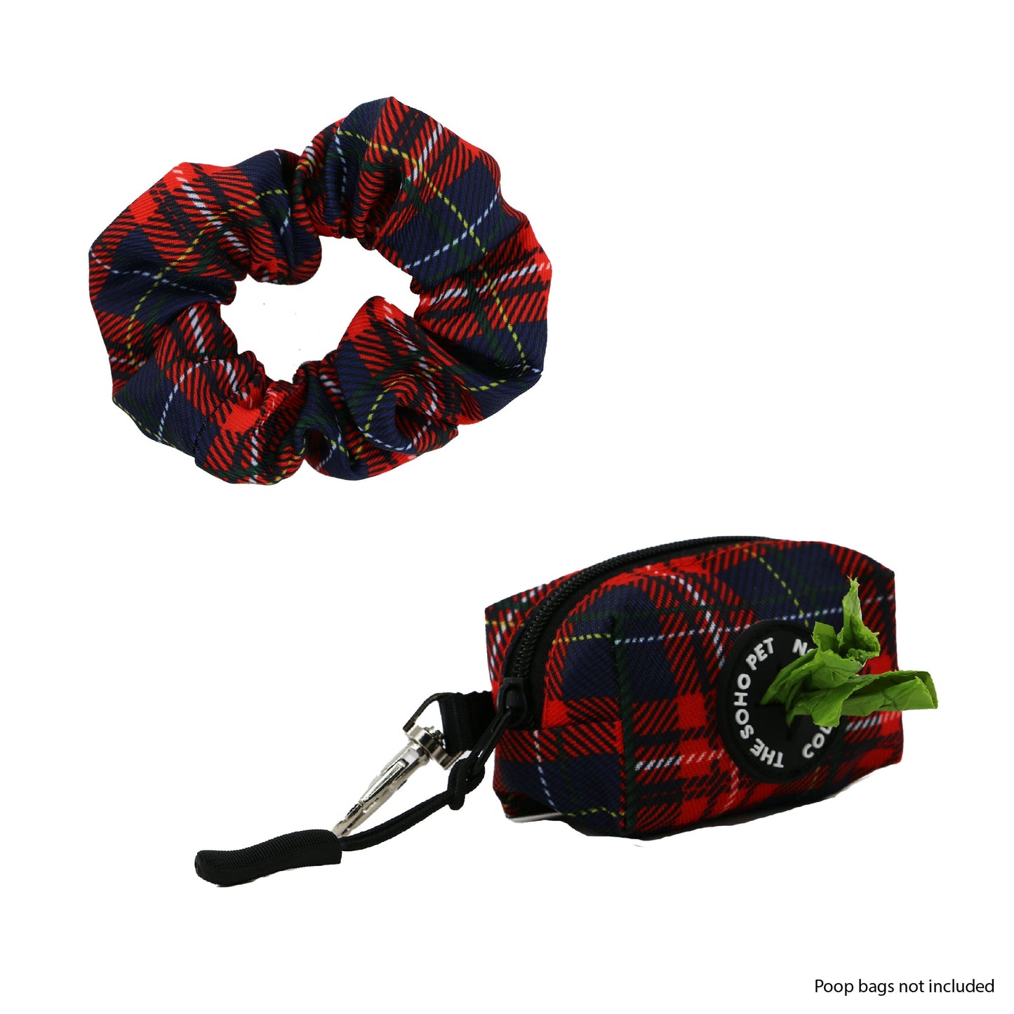 Poop Bag and Scrunchie Accessories Bundle