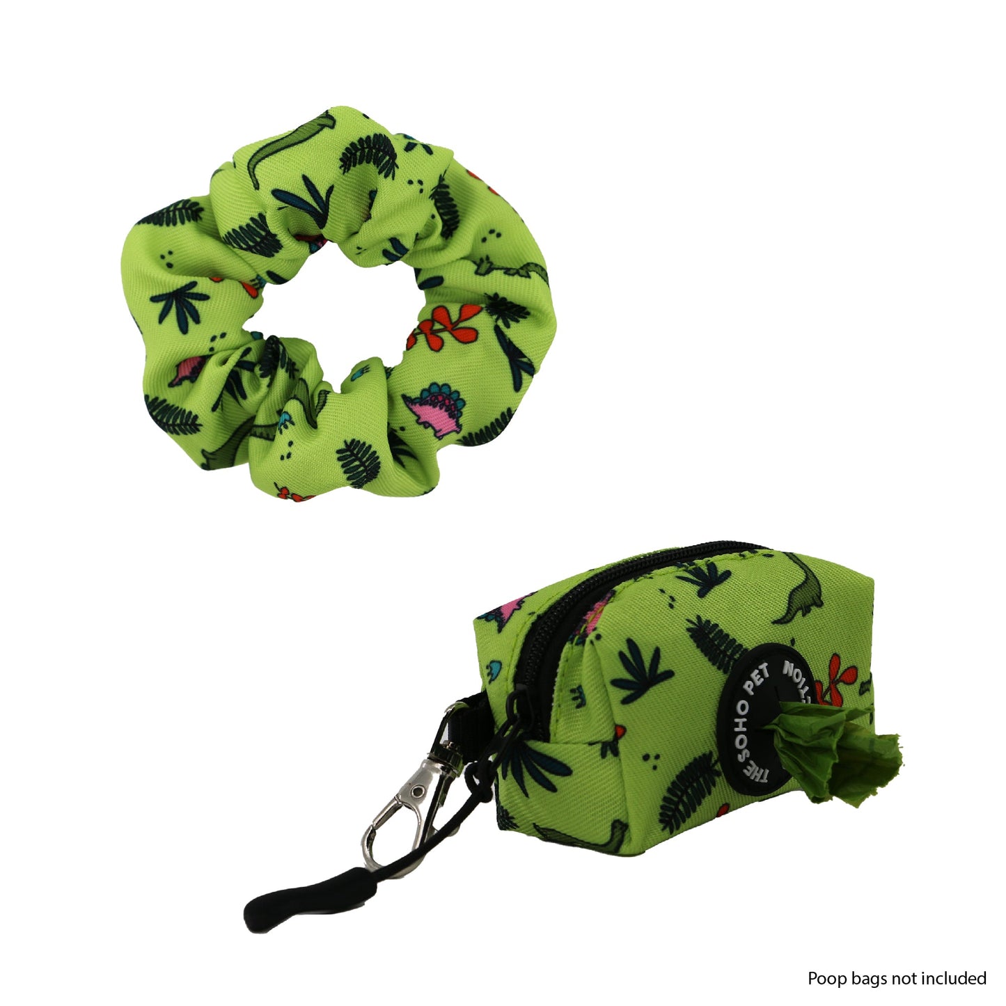 Poop Bag and Scrunchie Accessories Bundle