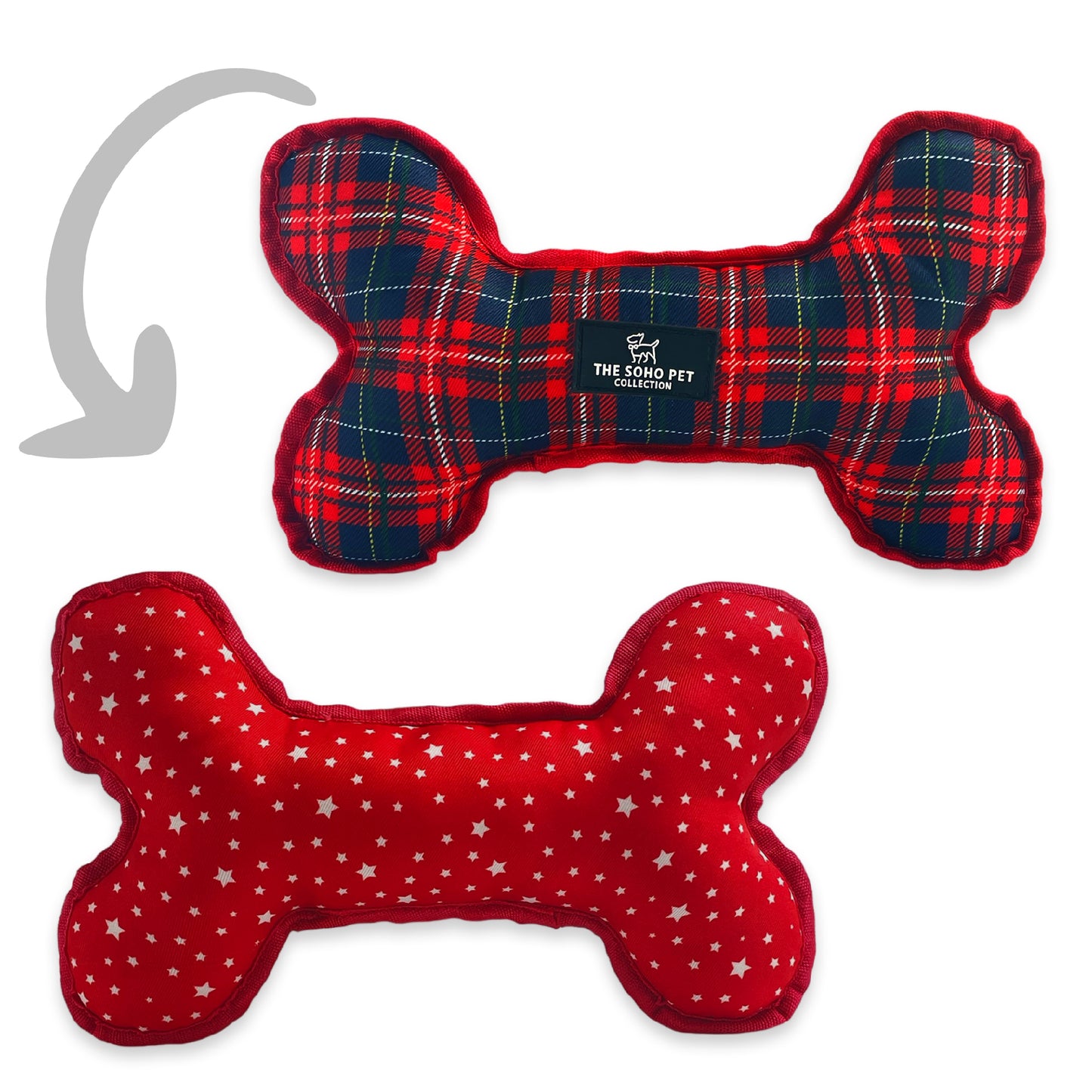 Patterned Reversible Bone Toy