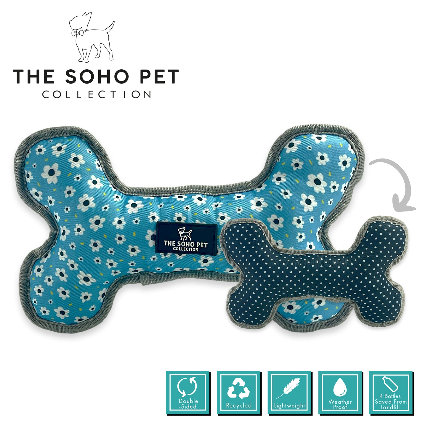 Patterned Reversible Bone Toy