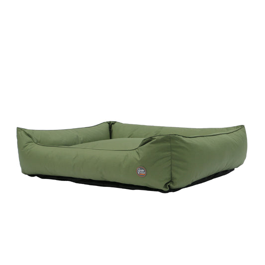 Oxford Green Large Square Bed