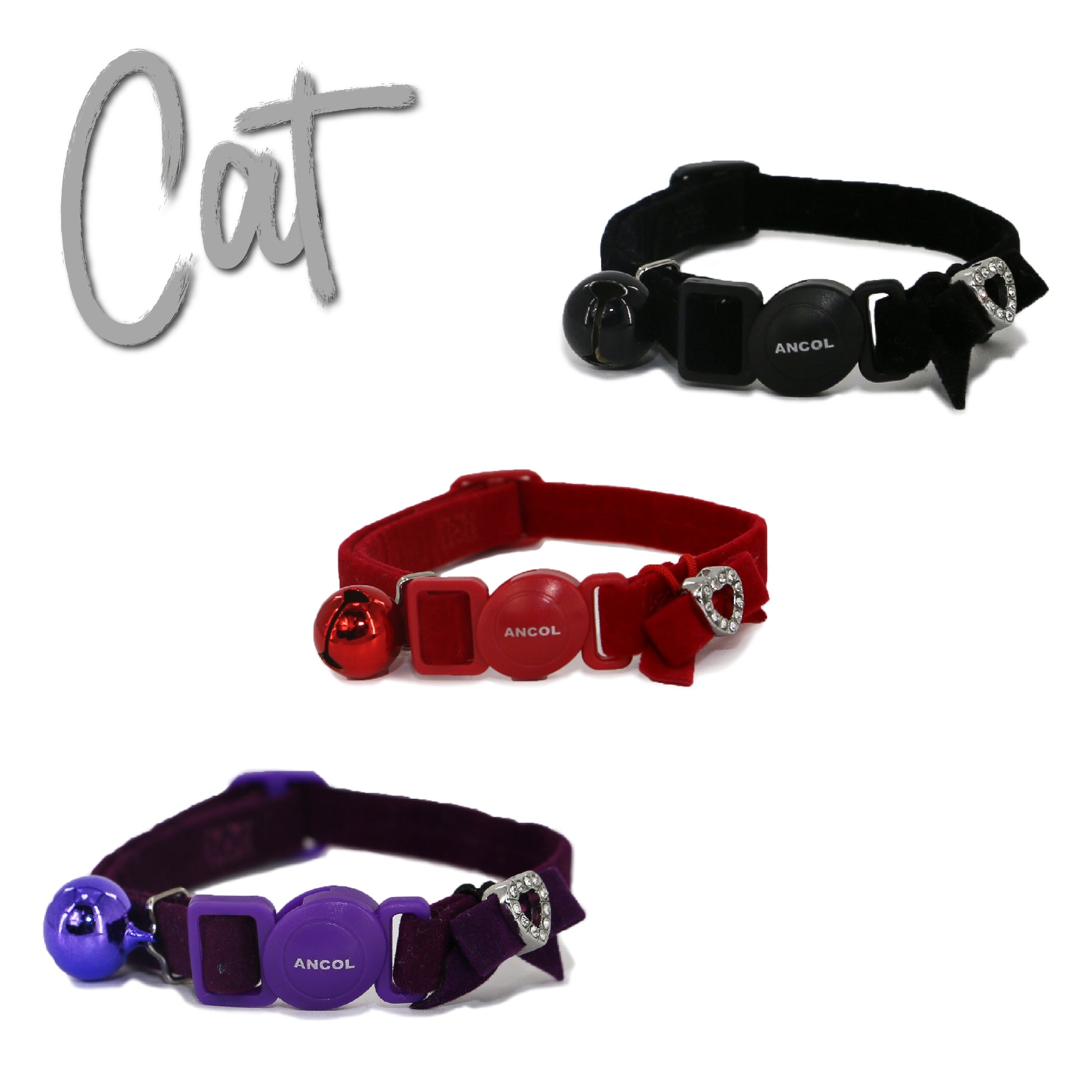 Velvet Heart Cat Collar - SuperBarket