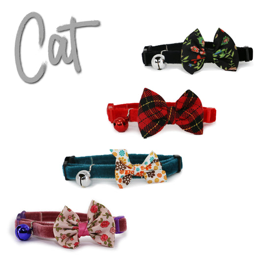 Vintage Bow Safety Cat Collar - SuperBarket