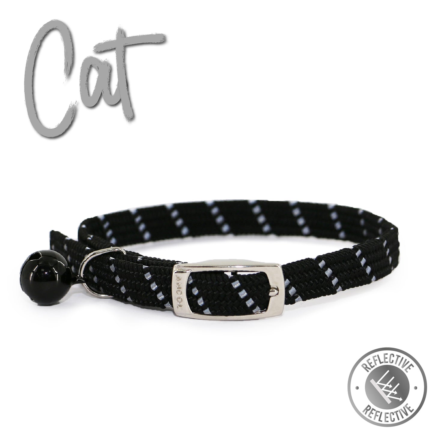 Softweave Refl Elastic Cat Collar - SuperBarket