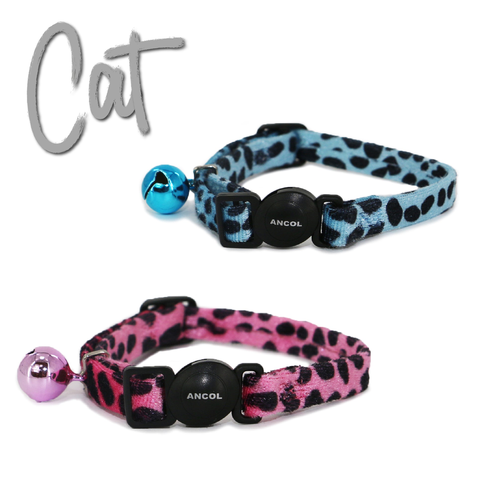 Leopard Print Safety Cat Collar Pink - SuperBarket