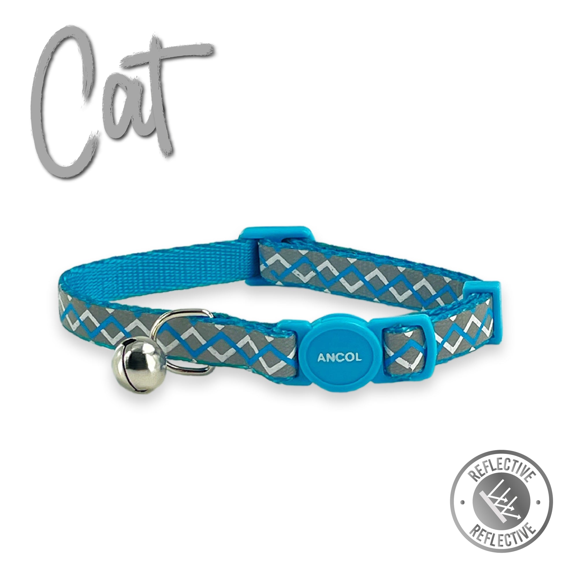 Reflective Zig-Zag Cat Collar - SuperBarket