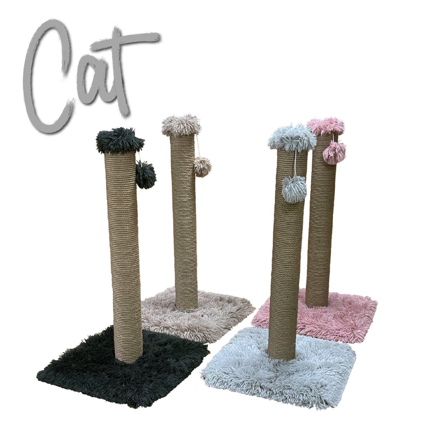 Long Plush Cat Scratcher XL - SuperBarket