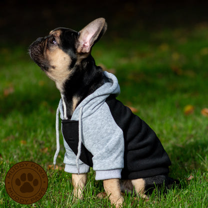 Black & Grey Hoodie Jumper