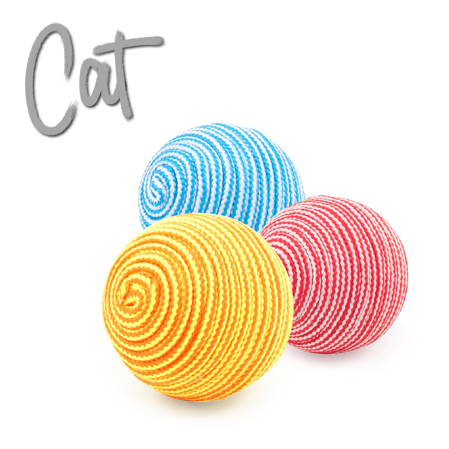 String Balls Cat Toy 3pc pack - SuperBarket