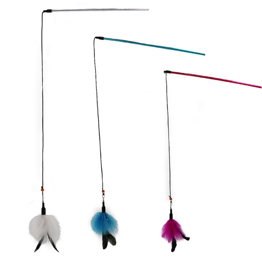 Feather Bell Cat Dangler